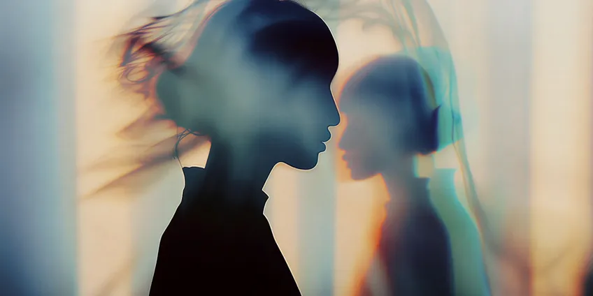 Drift motion film — layered silhouette dissolving into light